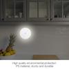 USB Aufladbares LED Nachtlicht Lampe mit Bewegungssensor und Magnet für Zuhause Zimmer Innen Weiß