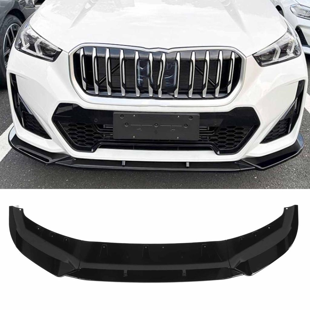 3 Sections Front Bumper Lip Spoiler Stylish Rugged Front Bumper Lip Splitter For X1 U11 M‑Sport