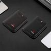 Car Emblem Soft Wallet Leather Mini Credit Card Purse Portable Wallet For Mitsubishi Ralliart Lancer Outlander Competition Colt