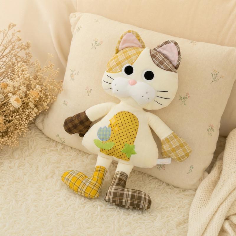 Cute Cartoon Cat Plush Toy With Pp Cotton Filling For Kids And Adults