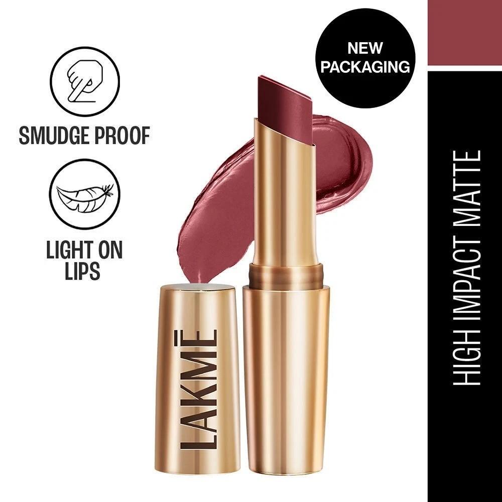 Lakme 9 to 5 Primer with Matte Lip Color, MP7 Rosy Sunday, 3.6g,
