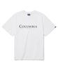 COLUMBIA UNIVERSITY Cu Signiture Big Logo T-Shirts White