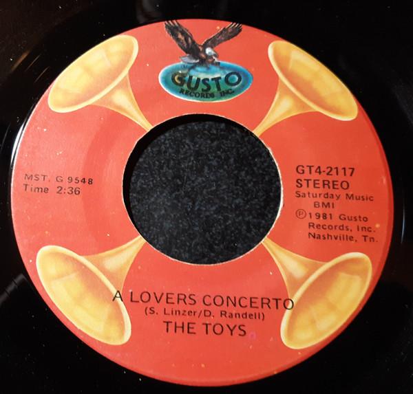 

7inch Record TOYS - A Lovers Concerto / Attack GT42117 GUSTO 1981 US Soul/Funk Used