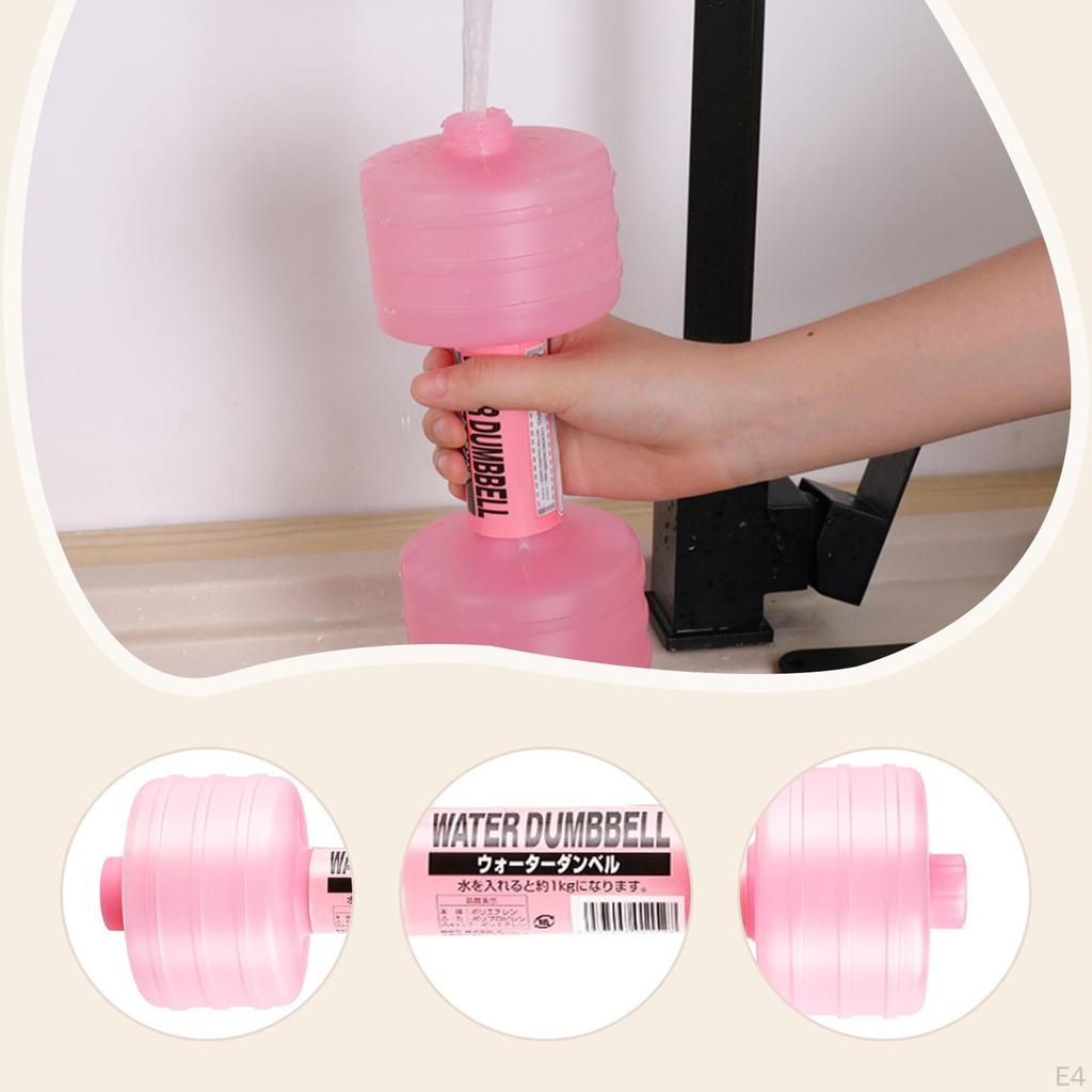 Bærbar Hantel Treningsutstyr med Dobbelt Lokk for Kontortrening 10 tommer Lang Multifunksjonell 1 kg