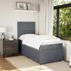 Maison Exclusive - Bettlattenrost mit Matratze Dunkelgrau 100x200 cm