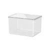 Klares Acryl Schreibtisch-Aquarium Bruchsicher Rahmenlos Wasser-Terrarien für Betta Garnelen Fische