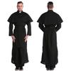 Halloween Costumes Amazon Adult Women's Black Priest Costume Mary Priest Nun Costume Cosplay Costume