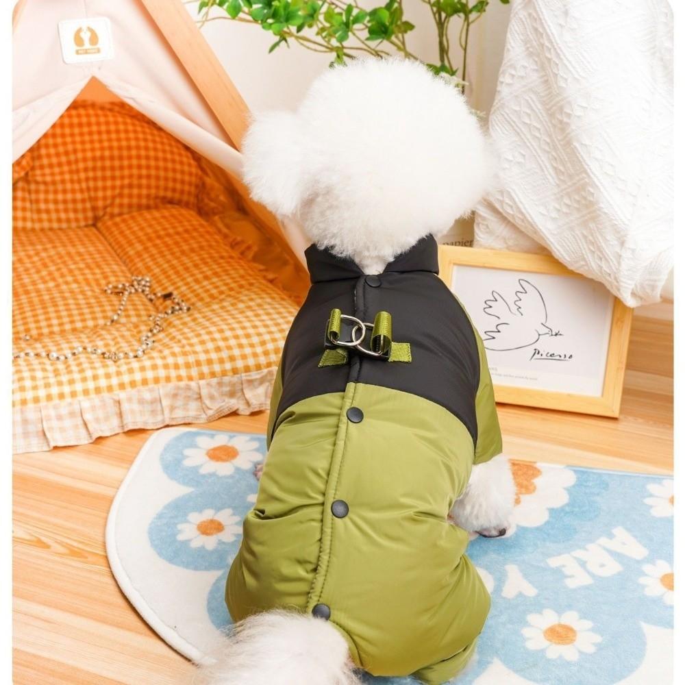 Dirt Resistant Protective Romper Autumn Winter Comfort Jumpsuit Dog Bodysuit For Puppy Small Dogs