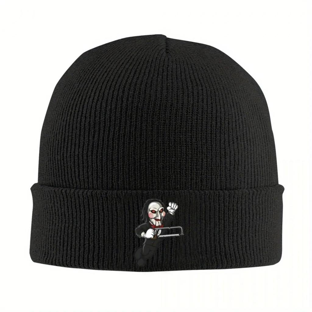 New Horror Saw Knit Hat Beanies Winter Hat Warm Casual Movie Billy Mask Caps For Unisex Women