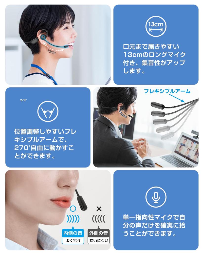 for Enjoy Smooth Headset with Bluetooth Business ENC Noise Cancelling Ultimate Up to 20 Hours Continuous No Ear Automatic Clear Call Perfect