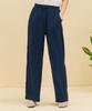 CHASECULT Women'S Linen-Like Wide Pants - Green