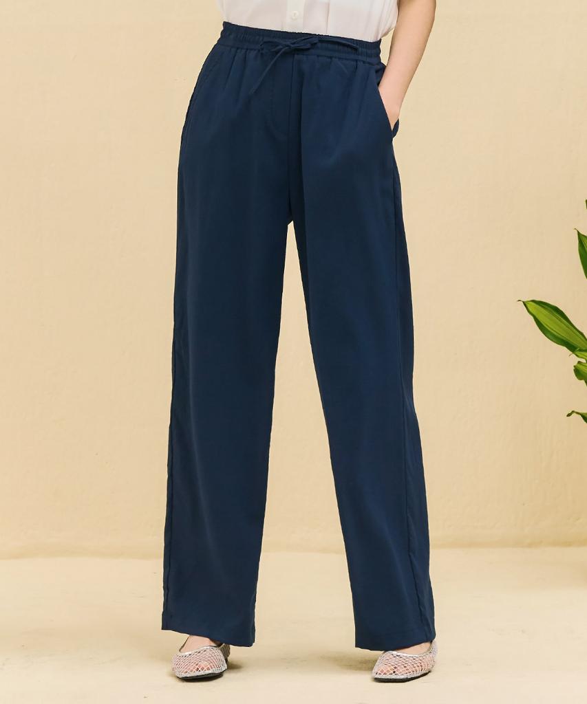 CHASECULT Women'S Linen-Like Wide Pants - Green