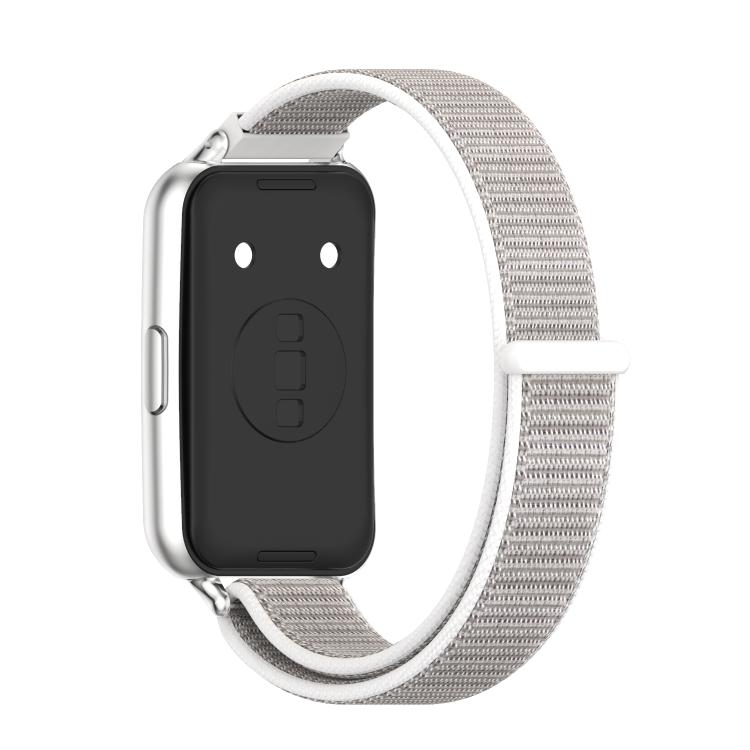 Breathable Nylon Loop Watch Band For Huawei Band 11 / Band 11 Pro, Adjustable Replacement Wrist Strap with Zinc Alloy Connectors
