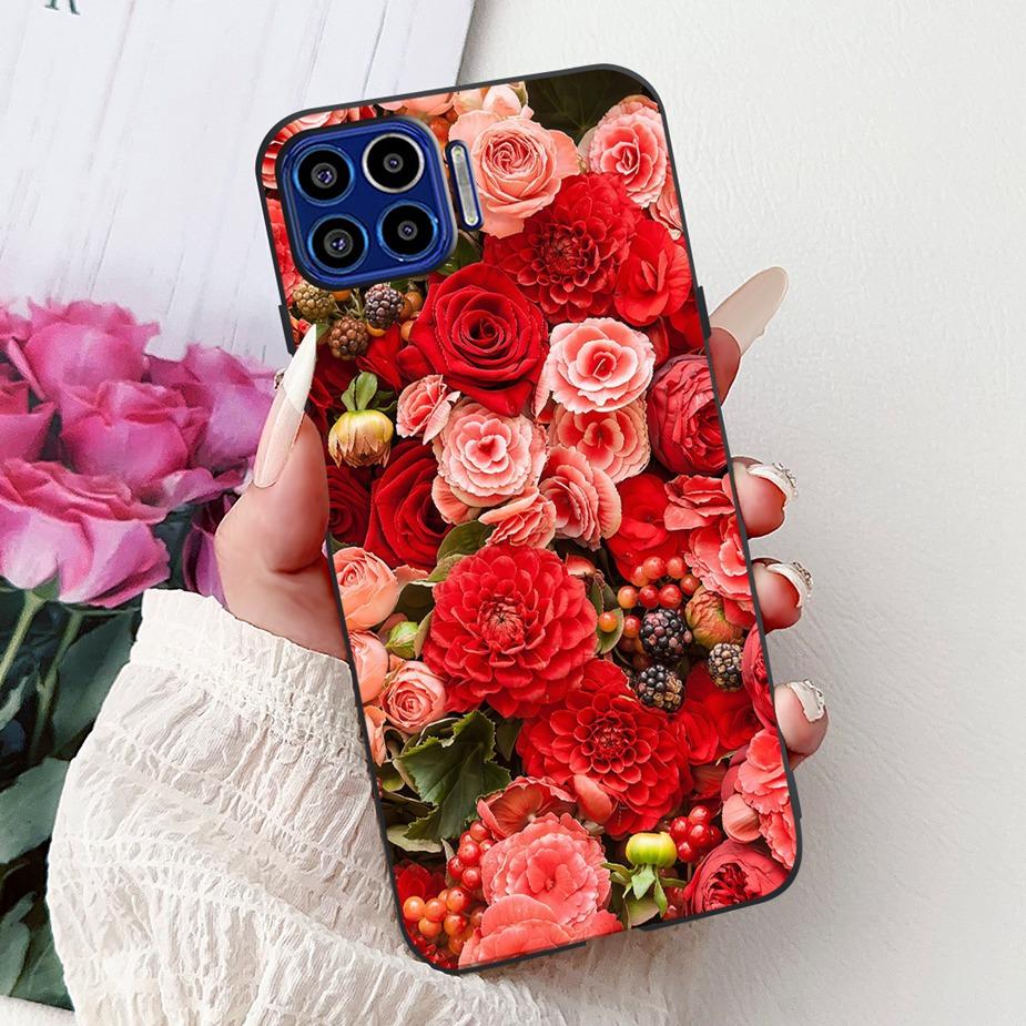For Motorola Moto One 5G Case Luxury Fashion Painted Cover 6.7'' Soft TPU Phone Case For Motorola One MotoOne 5G Back Cover Bags