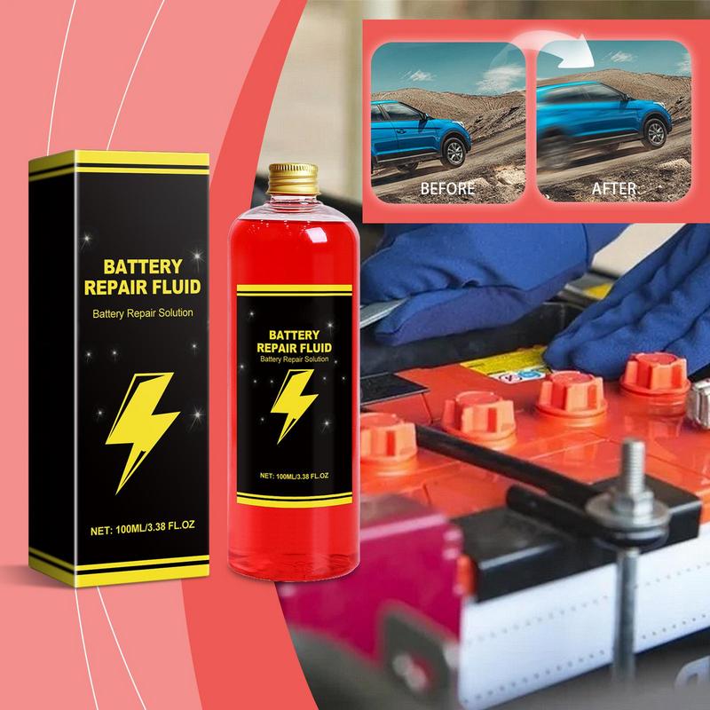 Battery Repair Fluid for Car 100ml Effective Repair Fluid Battery Restore Liquid Efficient Repair Extends Battery Life for car