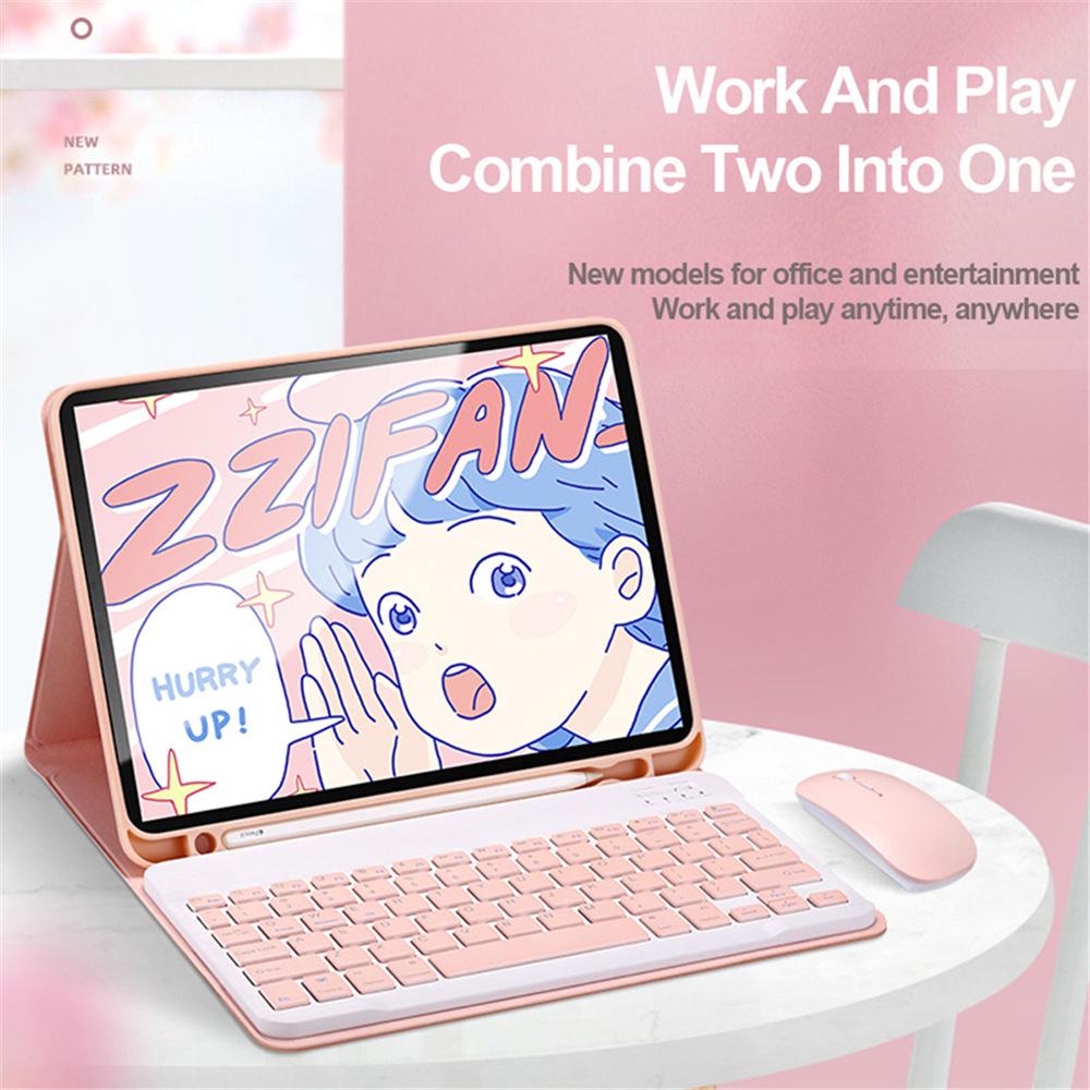 Samsung S11/A9+/S7/S8/S9FE/S10Li Bluetooth Keyboard Protective Case with Magnetic Pen Holder