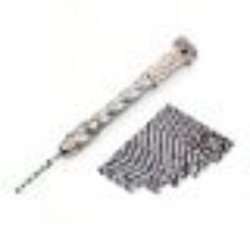 51Pcs/Set Mini Micro Aluminum Hand Drill with Keyless Chuck Twist Drill Bit Sets