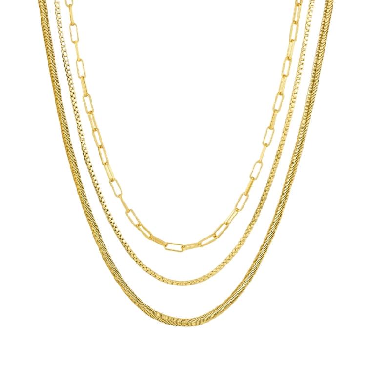 Adjustable Length Necklace Layering Necklace Woman Clavicle Chain Business Meeting Jewelry Stylish Neck Accessory