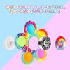 1/2/5Pcs Colorful Bubble Gyro Fidget Spinner Finger Bouncing Toy Pressing Bubble Spinner Adhd Children'S Anxiety Relieves Stress