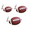 American Football And Mesh Bag, Wea-Resistant Competition Ball, Rugby Ball for Indoor Sports