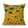 Modern Polka Dots Art Flower Vase Butterfly Pumpkin Yayoi Kasuma Japanese Style Cotton Linen Sofa Pillow Case Car Cushion Cover