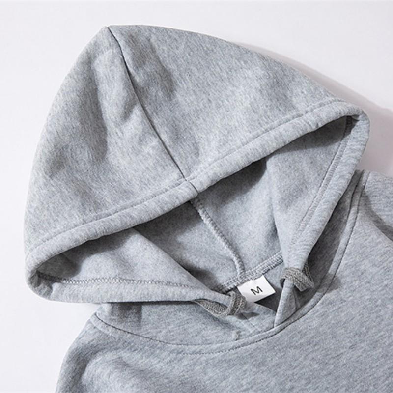 Red Koi Print Fleece Hoodies Harajuku Hip-hop Streetwear Autumn Winter Pullover Men Women Sweatshirt