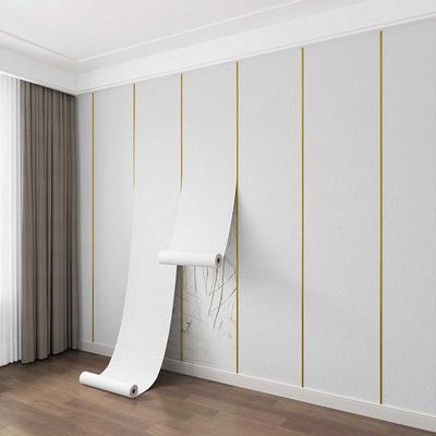 3D Self Adhesive Wall Sticker Roll Embossed Diatom Mud Pattern Waterproof Moisture Proof Wallpaper For Bedroom Hotel Decoration