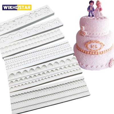 Perle Welle Tasche Kette Seil Spitze Silikon Sugarcraft Form Fondant Kuchen Dekorieren Werkzeuge Cupcake Schokolade Backform