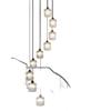 Crystal Stairway Chandelier for Duplex Loft and Villa Living Rooms