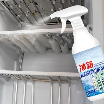 Kylfrys Isborttagningsspray 500 ml Kylavfrostningsmedel Rengöring Inuti Spray Islagerborttagningslösning Säker Livsmedelsgodkänd