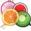 Fruit Style Round Foldable Hand Fans Portable Cooling Fans Cute Handheld Folding Fan  Summer Events