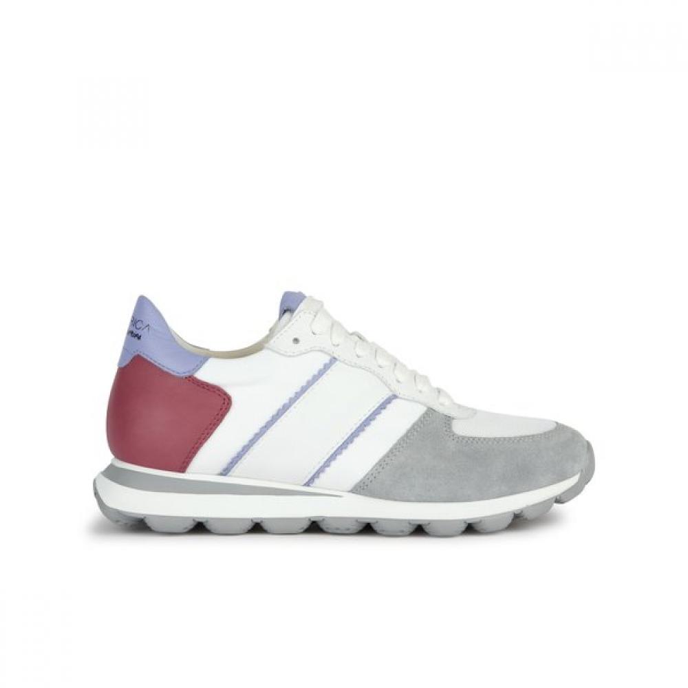 Geox Женские новые кроссовки S/S Comfort Sperica w1x26f43S71 Белый Серый 35(225)