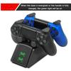 PS4 Controller Fast Charging Dock Station Dual Charger Stand with Status Indicator for Play Station 4/PS4 Slim/PS4 Pro