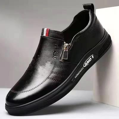 Herren Freizeitschuhe aus Leder Weich besohlt Bequem Fahrschuhe Mode Slipper Loafers Mokassins Business Arbeitsschuhe für Herren Ballerinas