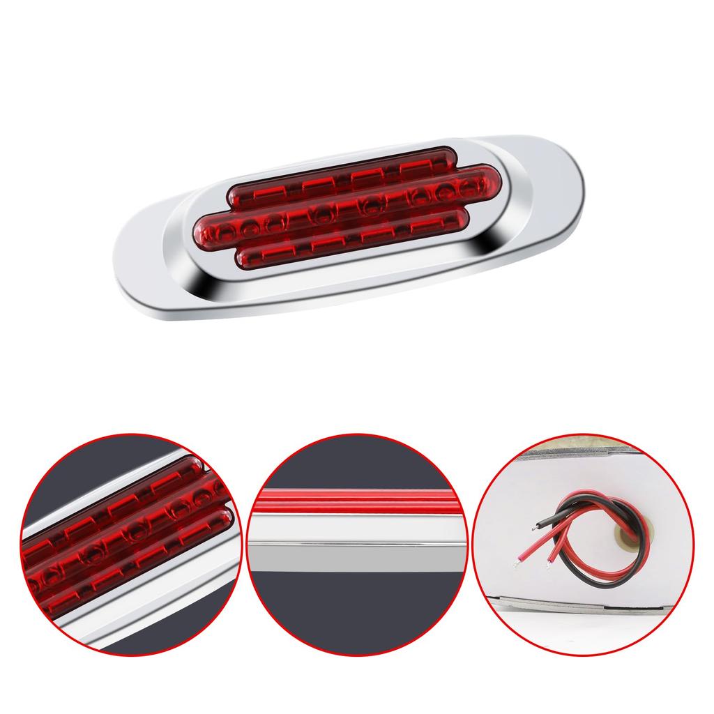 LED Marker Lamp, For Cars, Truck Markers, 12 V, 24 V, Waterproof, Dustproof Design,
