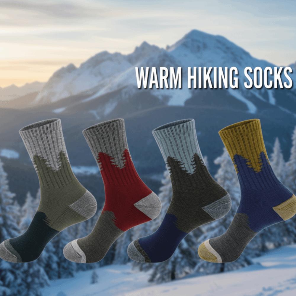 Wear-resistant Hiking Socks High Elastic Winter Sports Socks Warm Ski Socks  Cycling