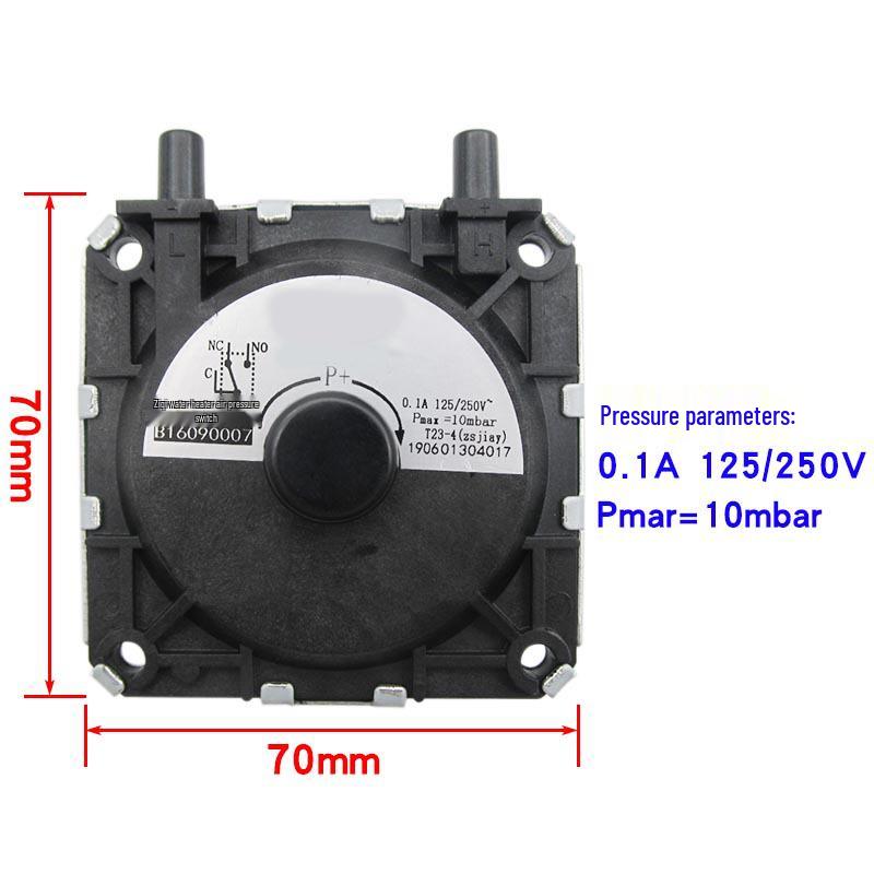 

Universal Gas Water Heater Wind Pressure Switch Repair Kit - Fixes E2 Fault, Wall-Mountable, Free Shipping