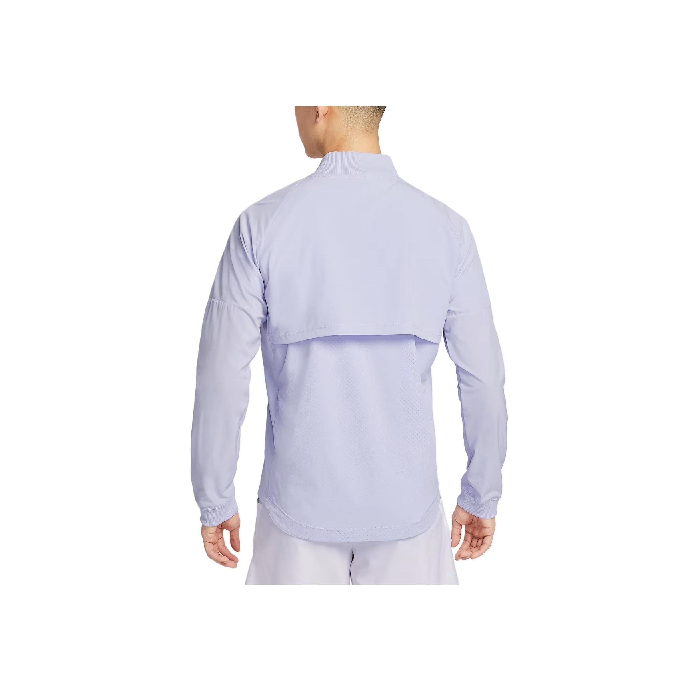 Nike Dri-FIT Rafa Tennis Jacket Oxygen Purple For Men DV2886-057 M
