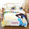 Bakuman Beding Set Printed Bed Linen Set With Pilowcase Soft Duvet Cover Soft Single Double Quen Super King-Sized Dimensionsd Dimensions Adult People