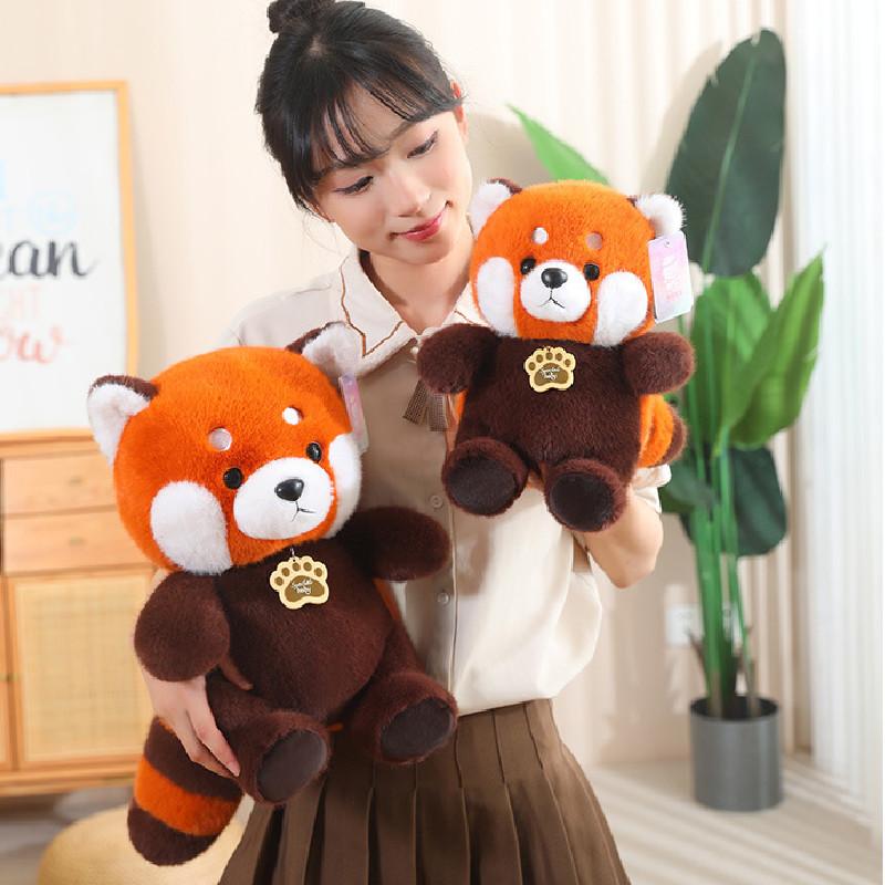 Adorable Raccoon Plush Toy Soft Stuffed Animal Cuddly 25cm To 80cm For Children
