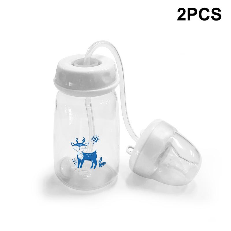 Hands-Free 150Ml Wide-Neck Baby Bottle,Milk Storage Bottle,Pacifier,Multi-Function Anti-Drop Gravity Ball Feeding Bottle