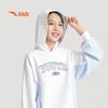Anta Kids Girls' Basketball Style Hooded Pullover Sweatshirt