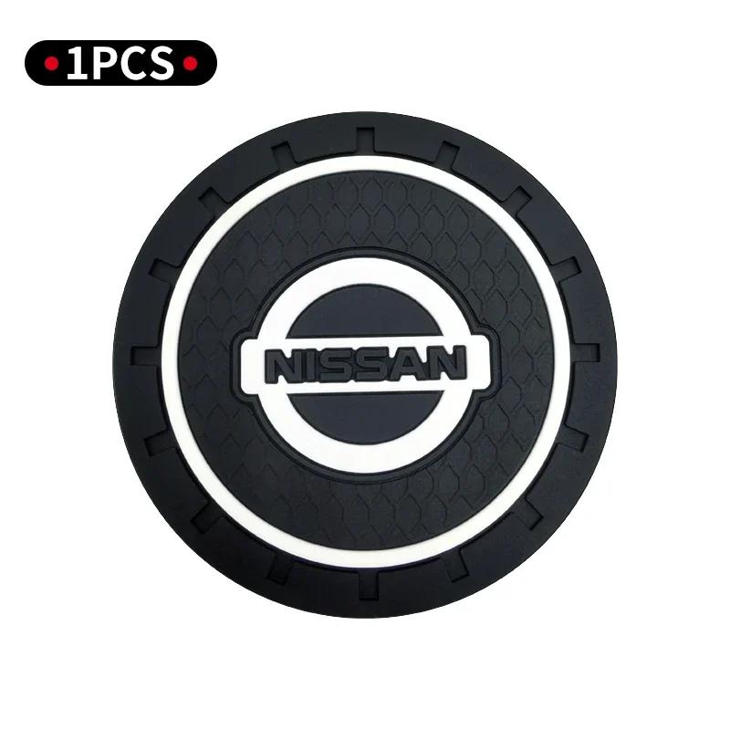 

2pcs Car Coaster Water Cup Slot Non-Slip Mat Pad Silicone For Nissan J10 X-Trail Qashqai Juke Leaf Micra NOTE Patrol Gadgets