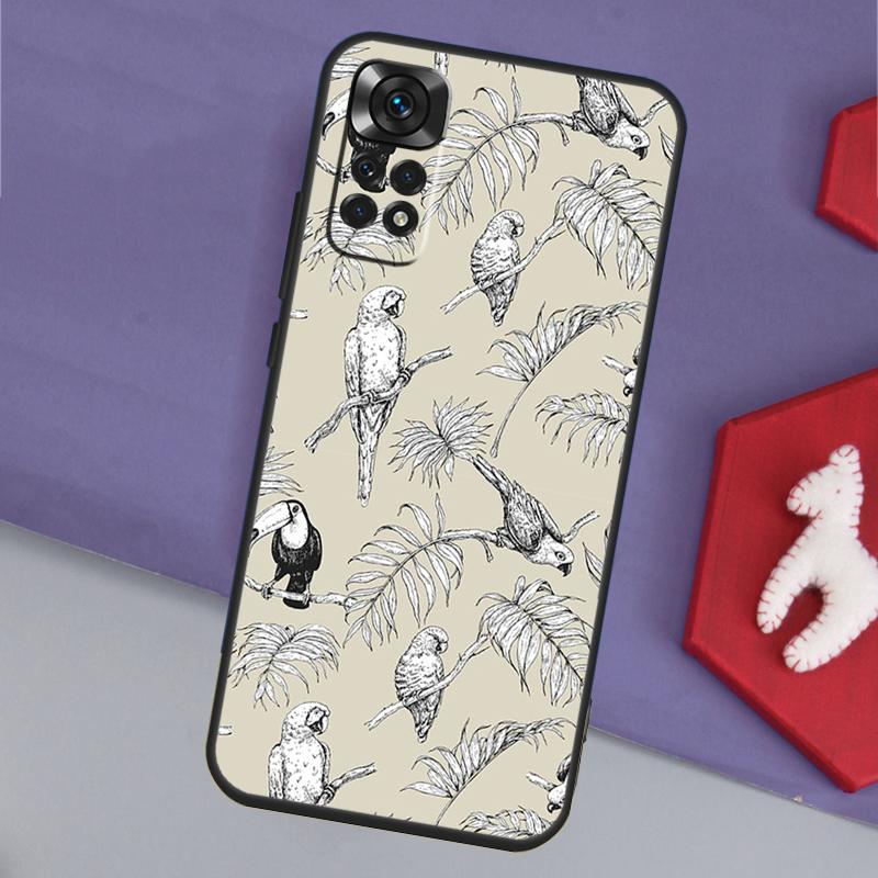 Birds Flock Funda For Xiaomi Redmi Note 13 14 Pro 12 11 9 10 9S 10S 11S 12S Redmi 14C 10C 12C 13C Case