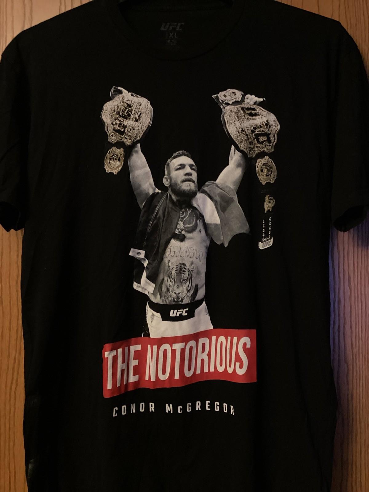 Conor McGregor - “The Notorious Conor McGregor” - Black Shirt/UFC/XL XL