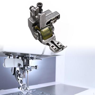 Heavy Duty Naaimachine Hulpstuk - Duurzame Stalen Roller Persvoet voor Dikke Stoffen