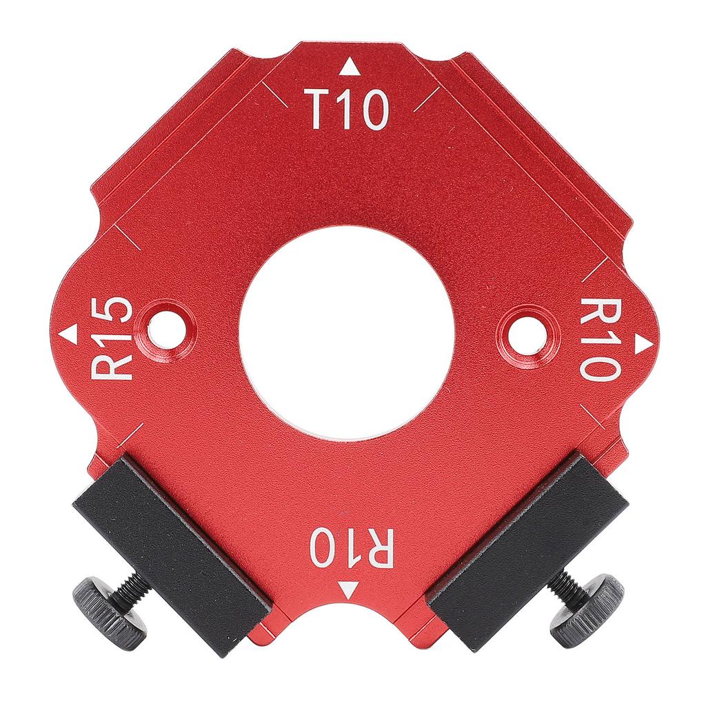 Round Corner Radius Template Woodworking Router Table Jig Wooden Board Arc Cutting Template Tool RT