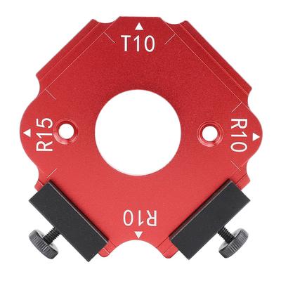Round Corner Radius Template Woodworking Router Table Jig Wooden Board Arc Cutting Template Tool RT