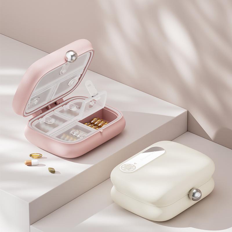 Portapillole Portatile da 7 Giorni – Grande Capacità, Scatola Compatta per Conservare Medicine