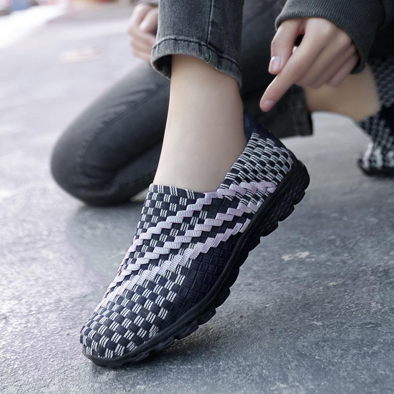 Large Size Handwoven Shoes Platform Casual Shoes Women's Shoes Sports Casual Shoes Student Sports Shoes Travel Shoes